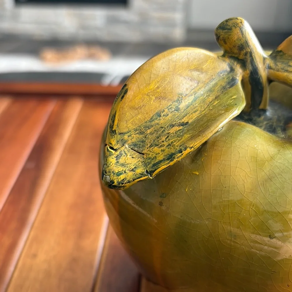 MCM Large Yellow Green Ceramic Fruit Set